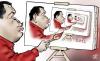 Cartoon: Chavez (small) by Damien Glez tagged chavez