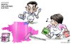 Cartoon: France (small) by Damien Glez tagged regional,parliamentary,election,france,sarkozy