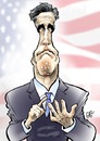 Cartoon: Mitt Romney (small) by Damien Glez tagged mitt,romney,usa,republican,candidate