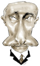 Cartoon: Vladimir Putin (small) by Damien Glez tagged vladimir,putin,poutine,russia
