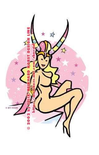 Cartoon: Astro Sample - Astro Muster (medium) by FeliXfromAC tagged steinbock,stockart,eroscop,astro,zodiac,frau,woman,women,frauen,horoscope,horoskop,astrologie,sternzeichen,sexy,girls,print,poster