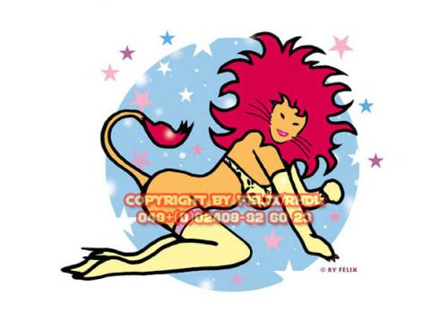Cartoon: Astro Sample - Astro Muster (medium) by FeliXfromAC tagged stockart,eroscop,astro,zodiac,frau,woman,women,frauen,horoscope,horoskop,astrologie,sternzeichen,sexy,girls,print,poster,leo,löwe