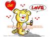 Cartoon: Lovecrazy Leo (small) by FeliXfromAC tagged leo,love,tiere,tier,animal,lovecrazy,character,design,handy,wallpaper,animal,tier,leopard,gitarre,gesang,comic,comix,cartoon,felix,alias,reinhard,horst,stockart,