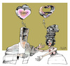 Cartoon: Complementation (small) by AGRA tagged love,couple,girlfriend,books