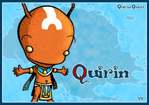 Cartoon: Quirin - Charakter aus QQ (medium) by volkertoons tagged volkertoons,volker,dornemann,kinderbuch,illustration,odyssee,fantasy