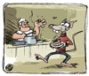 Cartoon: BODO Magazin - Suppenküche (small) by volkertoons tagged volkertoons,cartoon,illustration,bodo,ratte,rat,suppe,soup,küche,kitchen,suppenküche