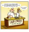 Cartoon: Laib Christi (small) by volkertoons tagged cartoons,volkertoons,jesus,christus,brot,bread,bäcker,baker