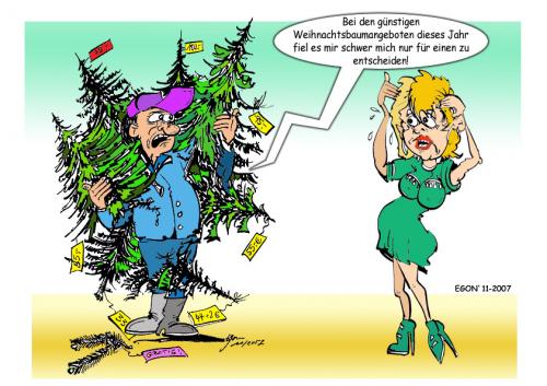 Cartoon: Christmas (medium) by cartoonist_egon tagged humor,spass,fun,