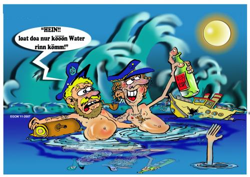 Cartoon: not water entree... (medium) by cartoonist_egon tagged humor,fun,spass,