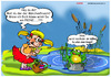 Cartoon: Blasen (small) by cartoonist_egon tagged blasen bruder frosch tümpel