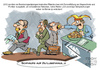 Cartoon: KantinenNeuerungen im Bundestag (small) by cartoonist_egon tagged bundestagssitzungen,neu,organisiert