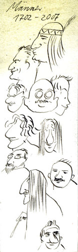 Cartoon: Männer 1702-2007 (medium) by lejeanbaba tagged männer,1700