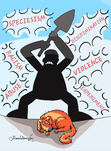 Cartoon: Violence against animals (medium) by halisdokgoz tagged violence,against,animals