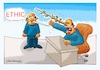 Cartoon: ETHIC (small) by halisdokgoz tagged ethic