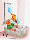 Cartoon: PATIENT AND DOCTOR (small) by halisdokgoz tagged patient,and,doctor