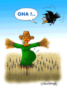 Cartoon: Scarecrow (small) by halisdokgoz tagged scarecrow,dokgoz