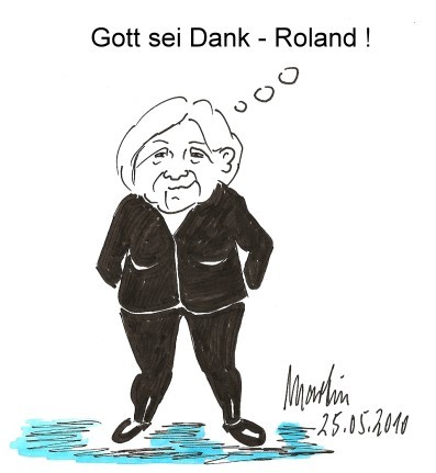 Cartoon: Die Abdankung (medium) by quadenulle tagged cartoon