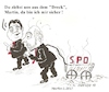 Cartoon: Der neue SPD-Vorsitzende in spe (small) by quadenulle tagged spdvorsitzender,martinschulz,sigmargabriel,parteien,agenda10