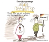 Cartoon: Pegida (small) by quadenulle tagged demonstration,montags,dresden,pegida,verbot,warum