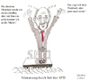 Cartoon: Stimmungshoch bei der SPD (small) by quadenulle tagged spd,vorsitzender,martin,schulz,sigmar,gabriel,parteien,agenda10