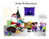 Cartoon: Frohe Weihnachten (small) by Tricomix tagged weihnachten weihnachtsmann kinder geschenke christkind heiligabend feiertag tannenbaum nordmann tanne