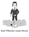 Cartoon: Unter Druck (small) by Tricomix tagged karl theodor zu guttenberg unter druck pinkeln pissen cdu csu politik verteidigungsminister mangold leben unterm telespargel