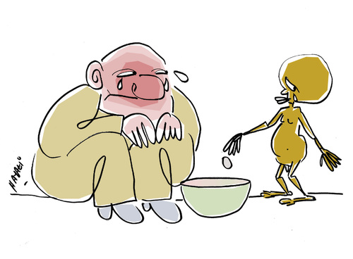 Cartoon: Carsten and DoDo (medium) by Hayati tagged carsten,and,dodo,afrika,armut,doppel,moral,reichtum,arm,reich,ungerechtigkeit,kinder,erwachsene,hayati,boyacioglu,berlin