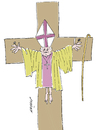 Cartoon: Papa (small) by Hayati tagged papa,pabst,papst,benediktus,ii,benedict,berlin,hayati,boyacioglu
