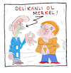 Cartoon: Sei ein Mann Merkel! (small) by Hayati tagged angela,merkel,cdu,deutschland,germany,recep,tayyip,erdogan,akp,turkei,demokratie,demokrasi,cartoon,hayati,boyacioglu,berlin