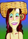 Cartoon: Sevcan Cerkez (small) by Hayati tagged wonderwoman from cyprus sevcan cerkez ceramic artist