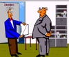 Cartoon: Gewinnsteigerung (small) by sier-edi tagged boss,büro,direktion,gewinne