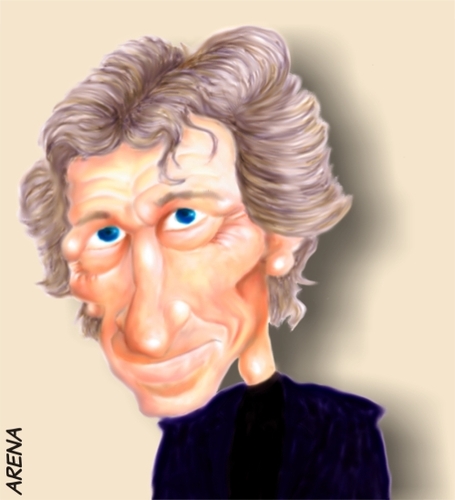 Cartoon: Roger Waters (medium) by Arena tagged musician,british,waters,roger