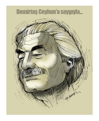 Cartoon: DEMIRTAS CEYHUN PORTRAIT (medium) by donquichotte tagged dcyhn