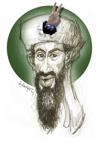 Cartoon: OSAMA BIN LADEN (medium) by donquichotte tagged osama