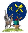 Cartoon: donquichotte and sancho (small) by donquichotte tagged don1