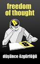 Cartoon: freedom of thought (small) by donquichotte tagged freedom