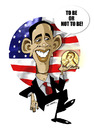 Cartoon: NOBEL PRIZE AND OBAMA (small) by donquichotte tagged nobel