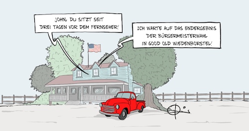 Cartoon: 061120Wiedenborstel (medium) by Marcus Gottfried tagged trump,us,wahl,präsident,fernseher,trump,us,wahl,präsident,fernseher