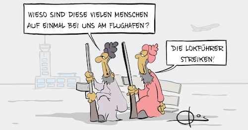 Cartoon: 20210824-LokfuehrerStreiken (medium) by Marcus Gottfried tagged kabul,afghanistan,flughafen,evakuieren,ausländer,lokführer,streik,kabul,afghanistan,flughafen,evakuieren,ausländer,lokführer,streik