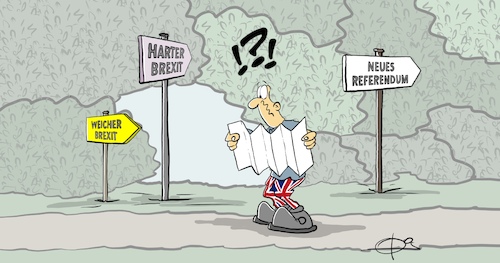 Cartoon: brexit4 (medium) by Marcus Gottfried tagged may,brexit,eu,europa,großbritannien,union,marcus,gottfried,may,brexit,eu,europa,großbritannien,union,marcus,gottfried