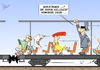 Cartoon: Bahninvestition (small) by Marcus Gottfried tagged bundesbahn,investition,geld,kunde,zustand,reparatur,klamm,reparaturstau,defekt,ausfall,verspätung