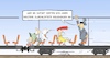 Cartoon: Durchlüftet (small) by Marcus Gottfried tagged aerosol,bahn,eisenbahn,deutschebahn,corona,covid,frischluft,maske,maskenpflicht