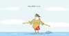 Cartoon: Mallorca2020 (small) by Marcus Gottfried tagged urlaub,corona,mallorca,lockerung,reisen,ferien