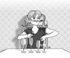 Cartoon: Table manners (small) by Nicoleta Ionescu tagged manners,book,table