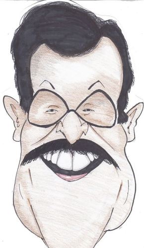 Cartoon: sameer ghanim (medium) by Majid Atta tagged atta,majid