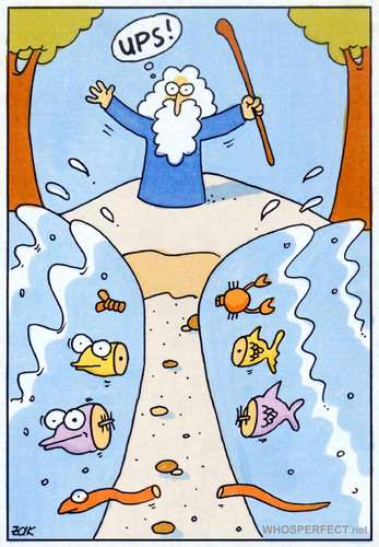 Cartoon: moses (medium) by WHOSPERFECT tagged moses