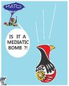 Cartoon: MEDIATIC BOMB (small) by STOPS tagged soccer,cup,germany,stops,paratroopers,sports,fifa