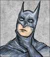 Cartoon: The thinking Bat (small) by matan_kohn tagged batman,superman,batmanvsuperman,pencil,pencilart,art,drawing,paining,illustraion,illustrator,comics,comic,digitalart,fanart,marvel,dccomics,comicbook,sad,tear,remember,memories,childhoodmemories,pencildrawing