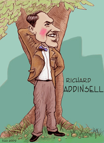 Cartoon: Richard Addinsell (medium) by frostyhut tagged classical,music,20thcentury,british,english,composer,addinsell