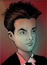 Cartoon: YOUNG BELA BARTOK (small) by frostyhut tagged composer,classical,hungarian,musician,piano,orchestra